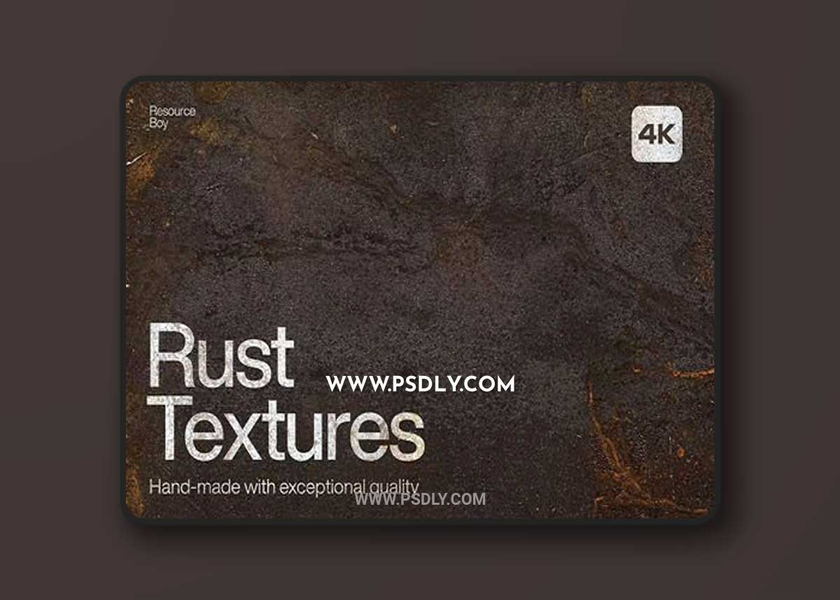 50 Rust Textures - Handmade With Exceptional Quality