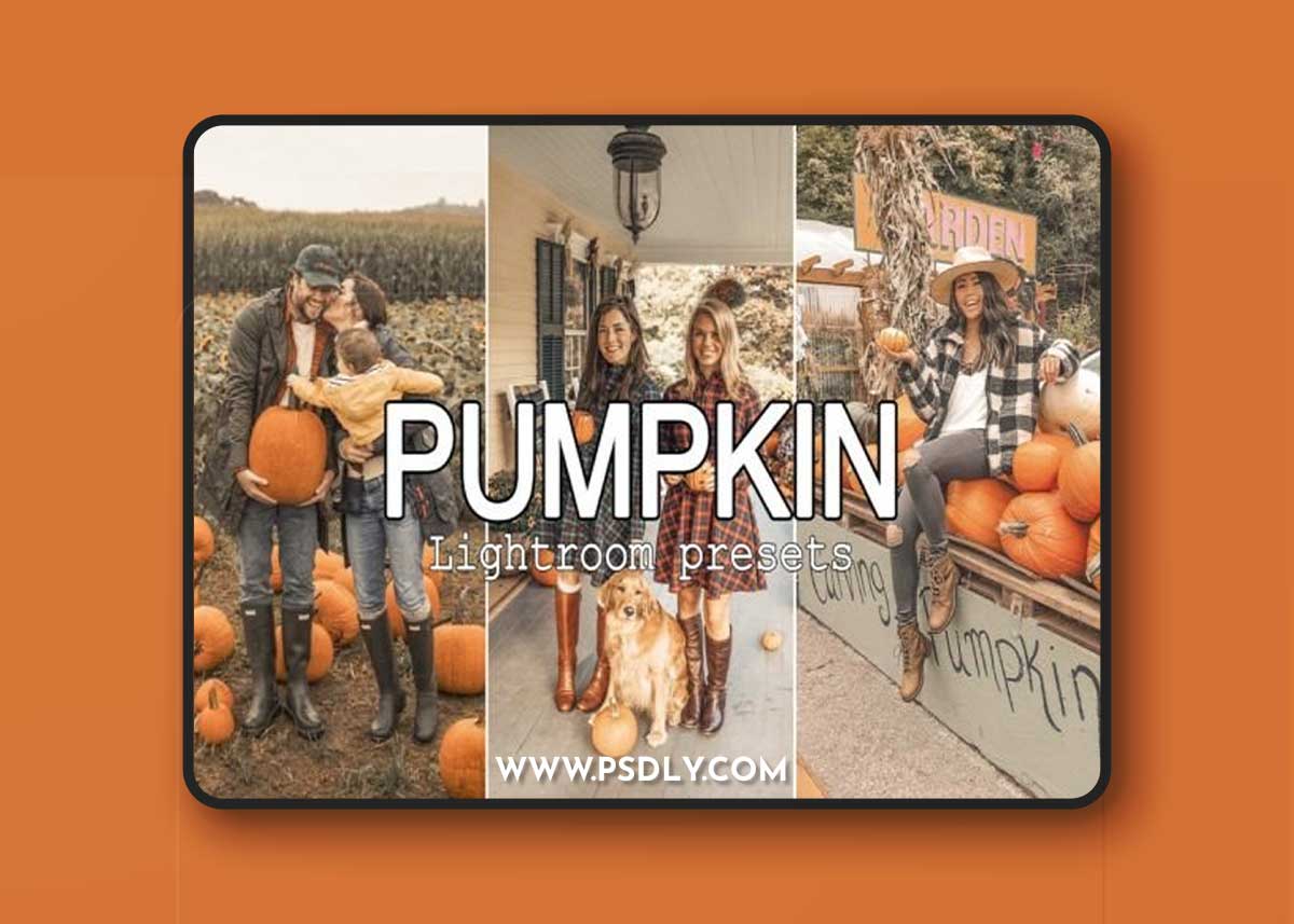 6 Pumpkin Lightroom Presets