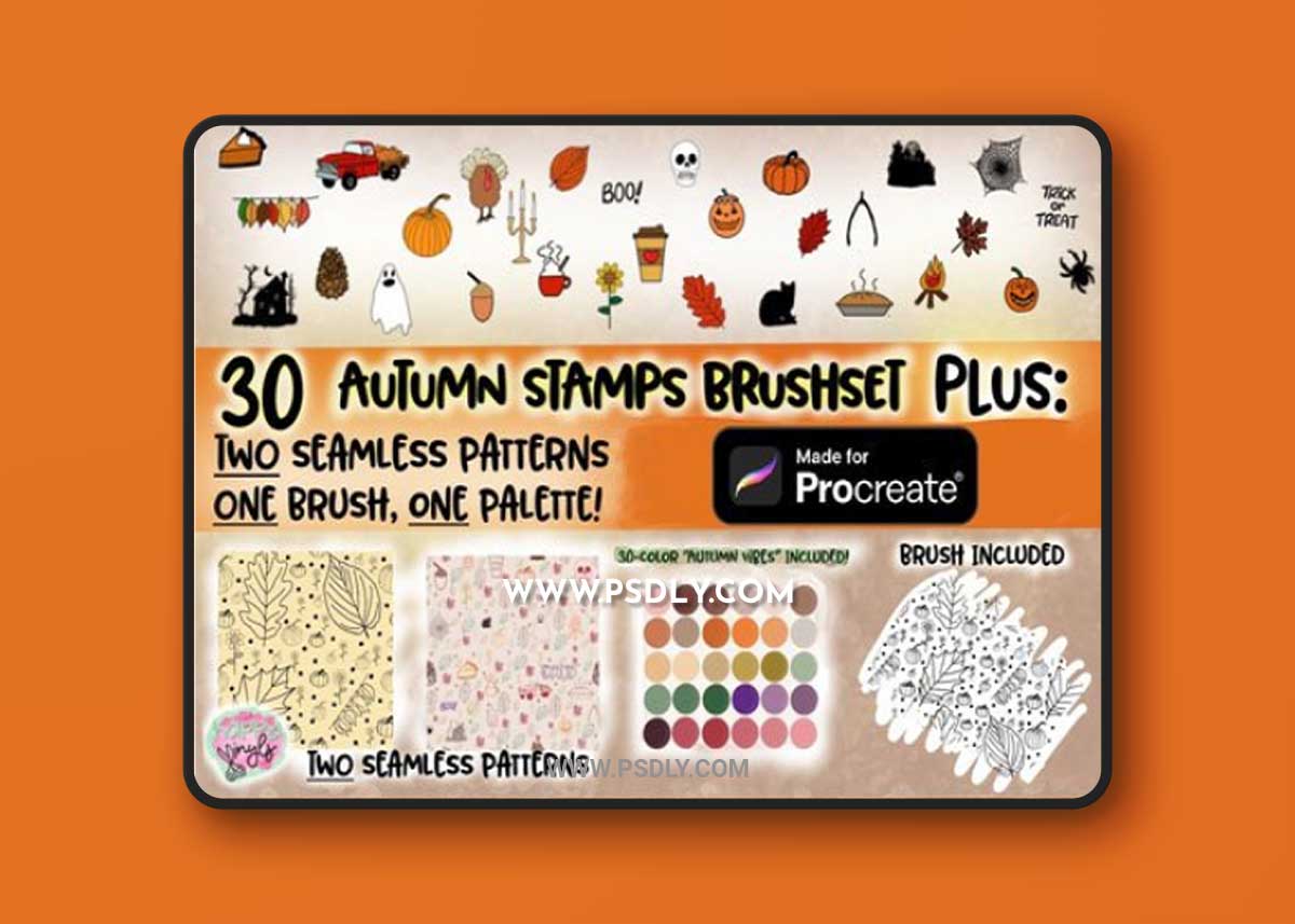 Autumn Add-Ons Set for Procreate