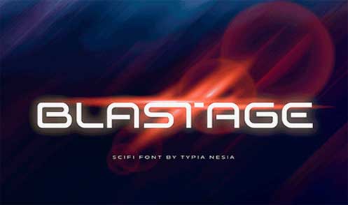 Blastage - Scifi Sans