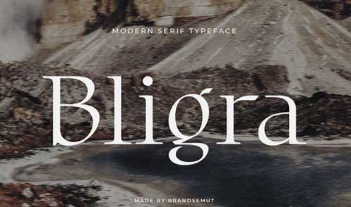 Bligra – Modern Serif Typeface