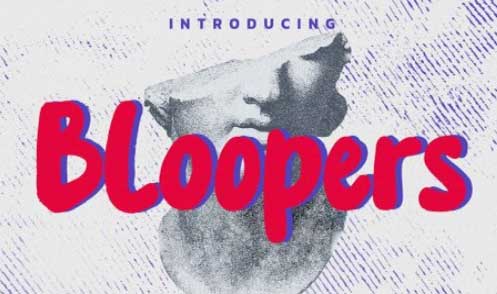 Bloopers - Fun Display Typeface
