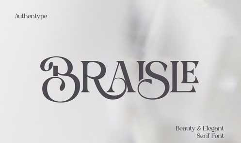 Braisle Beauty & Elegant Serif Font