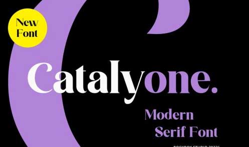 Catalyone - Fashion Font