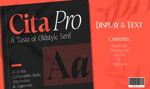 Cita Pro Font Family