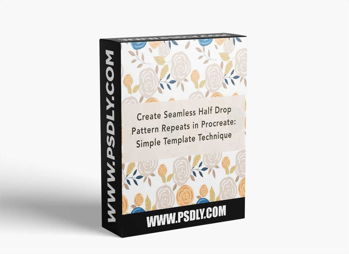 Create Seamless Half-Drop Pattern Repeats in Procreate: Simple Template Technique