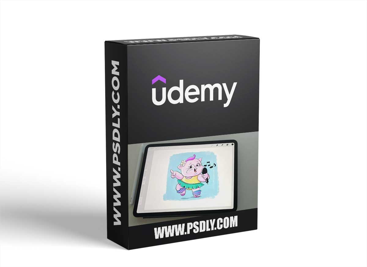 Create a cartoon illustration in Procreate