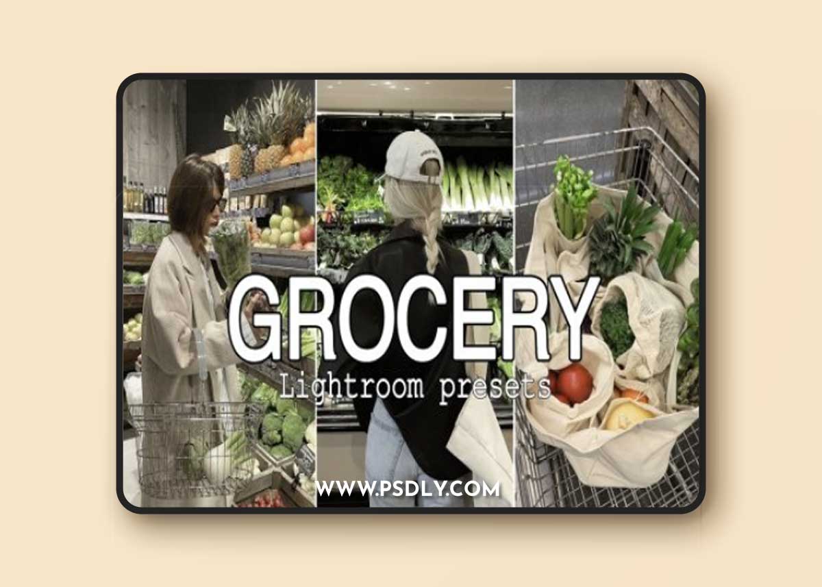 CreativeMarket - 13 Grocery Lightroom Presets 7288462