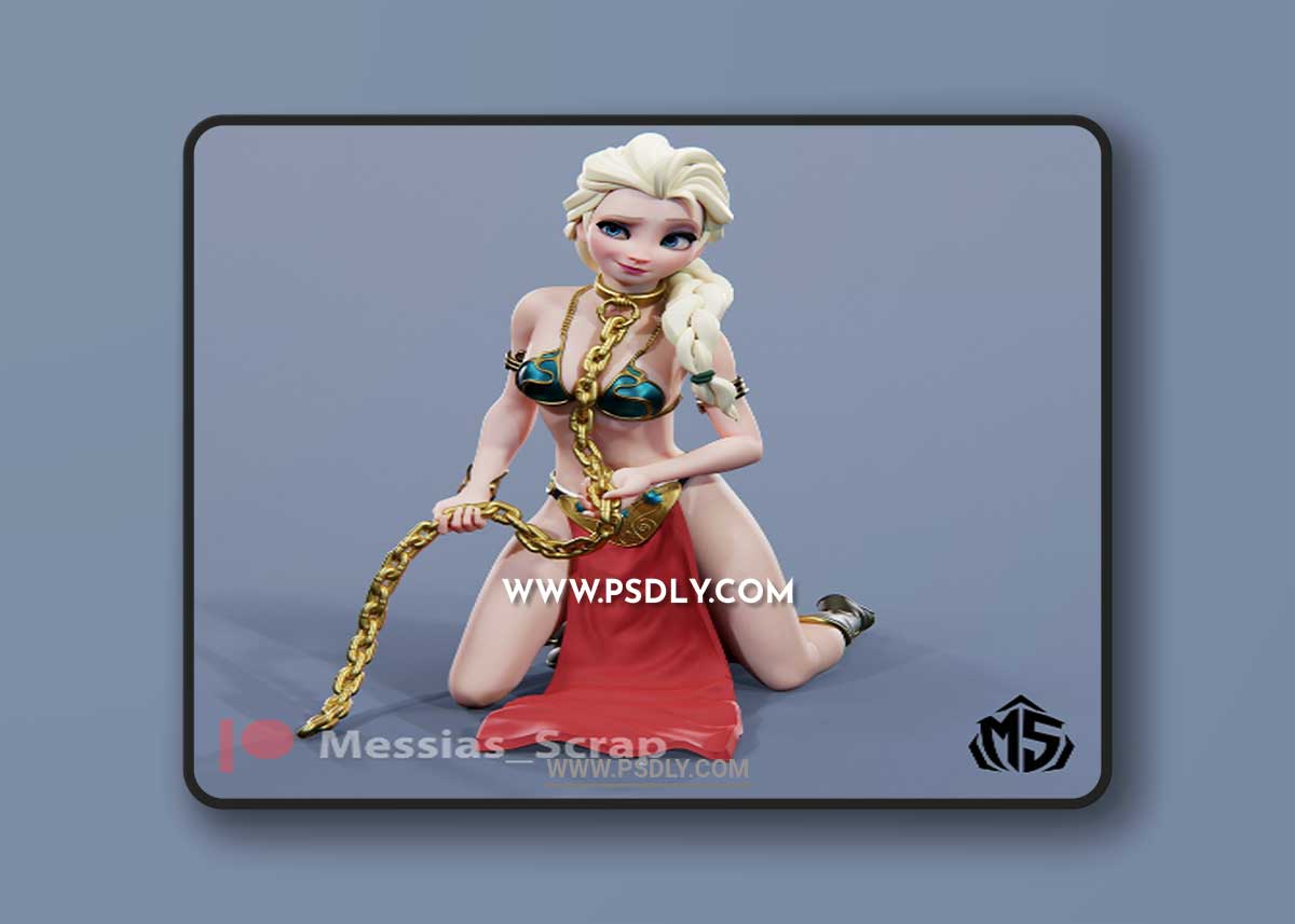 Elsa slave 3D Print Model