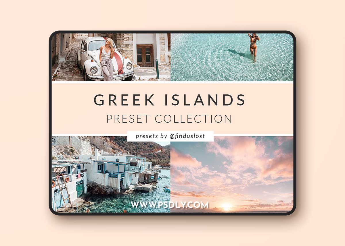 Finduslost - Greek Islands Presets Collection