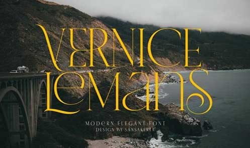 FontBundles - Vernice Lemans Font 1651336