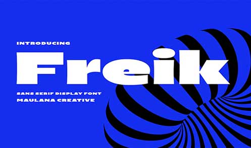 Freik Sans Display Font