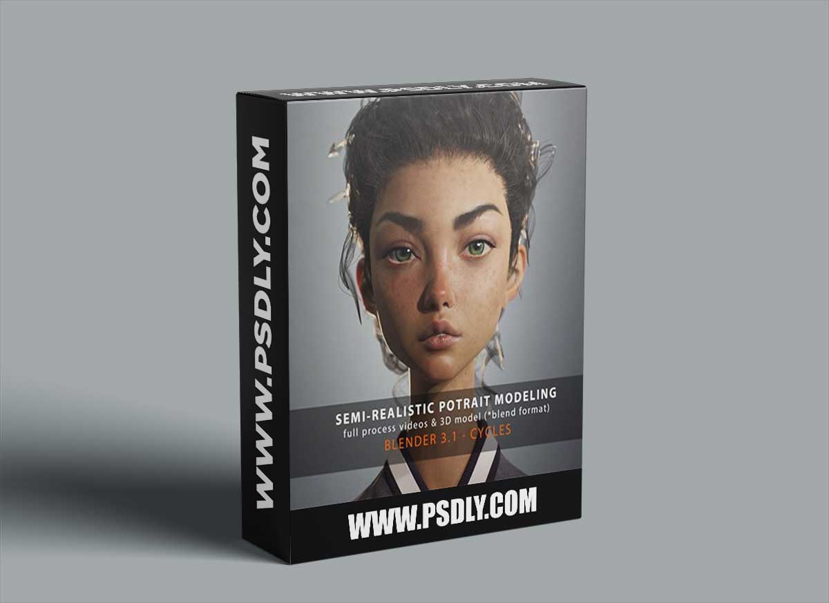 Gumroad - Semi-realistic potrait modeling