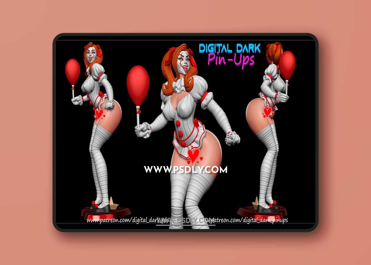 IT-Girl Pennywise 3D Print Model