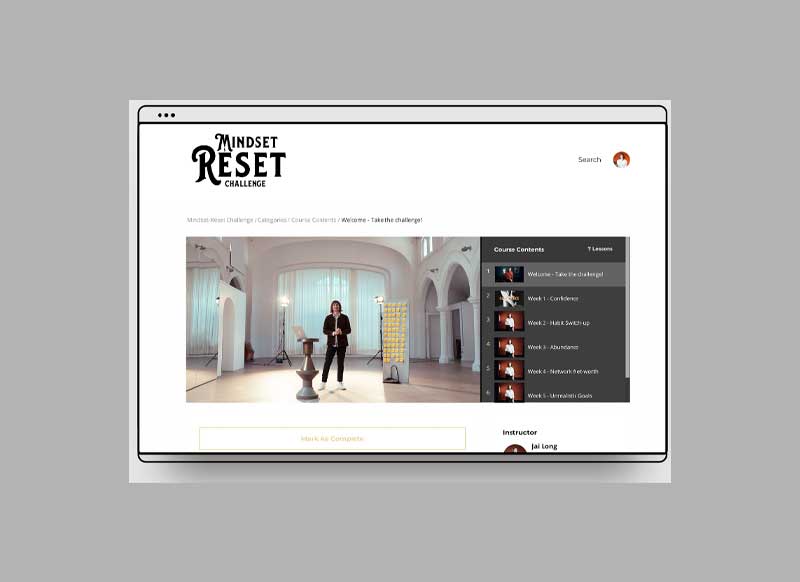 Jai Long - Mindset Reset Challenge