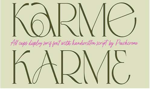 Karme Font Family