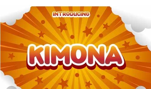 Kimona Playful Font