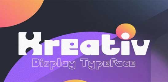 Kreativ - Display Typeface