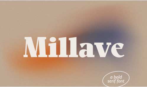 Millave Serif Font