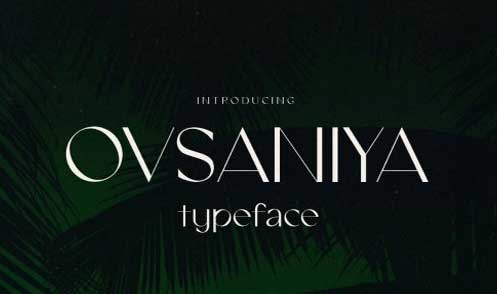 Ovsaniya - Timeless Typeface