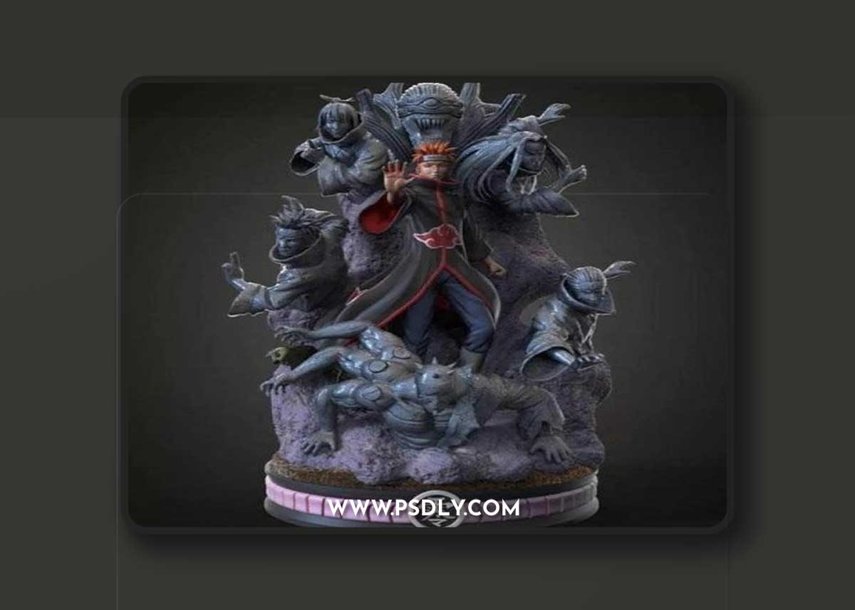 Pain Six - Naruto 3D Print Model