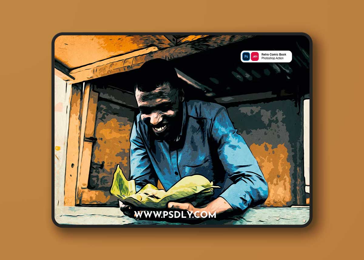 Retro Comic Book Photoshop Action