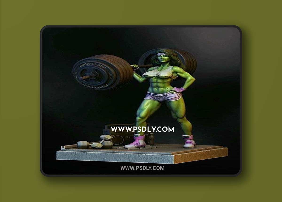 She-Hulk 3D Print Model