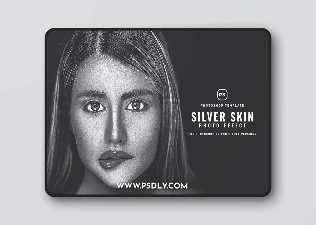 Silver Skin Effect Photoshop