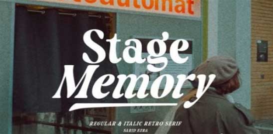 Stage Memory Font