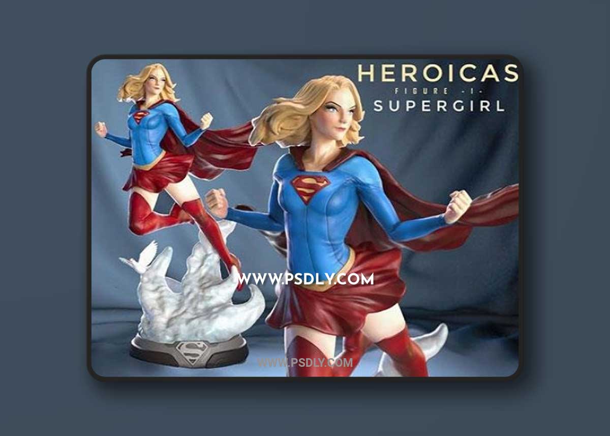 Supergirl 3D Print Model