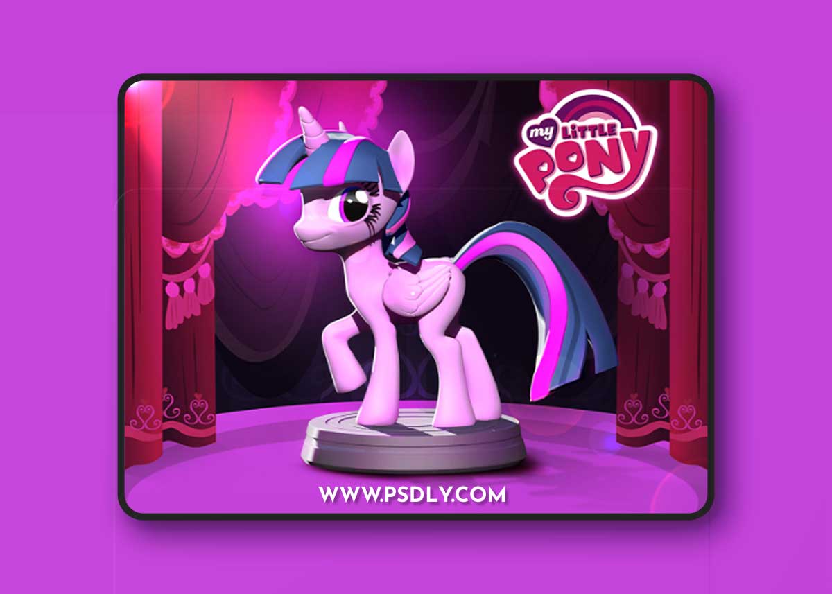 Twilight Sparkle 3D Print Model
