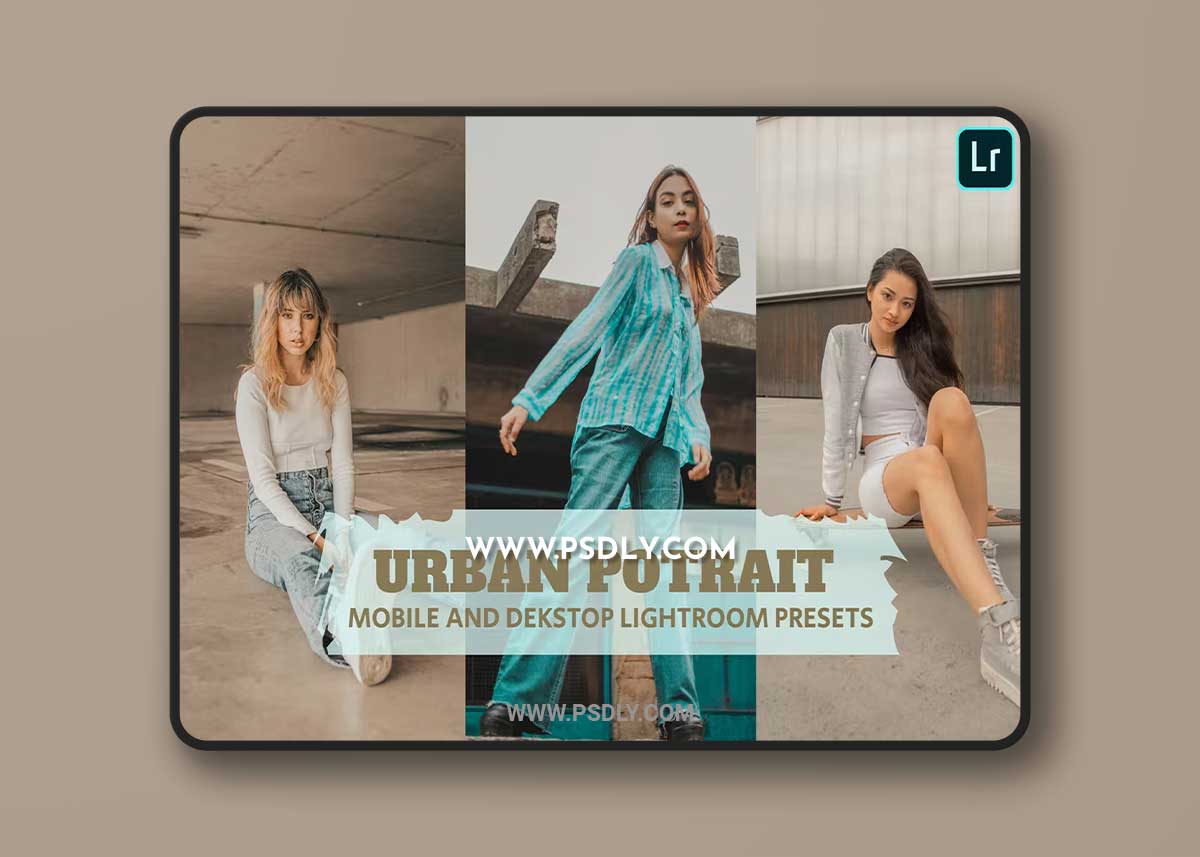 Urban Potrait Lightroom Presets Dekstop and Mobile