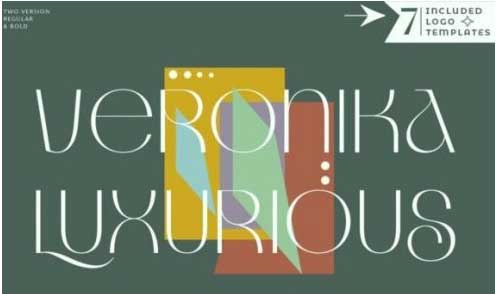 Veronika Luxurious Font