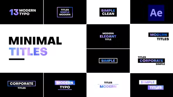 Videohive Big Clean Titles 38121883