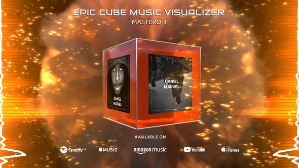 Videohive Epic Cube Music Visualizer 38070925