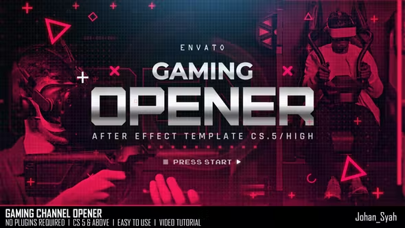 Videohive Gaming Channel Opener 38384826