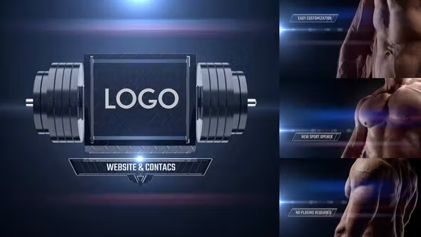 Videohive Gym Opener | Bodybuilding | Fitness 38111608