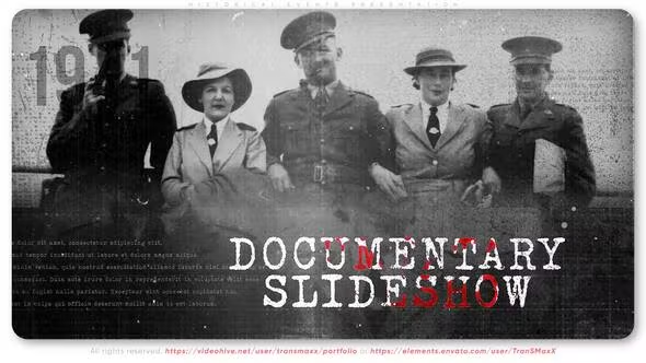 Videohive Historical Events Presentation 38163705