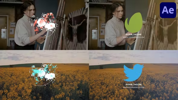 Videohive Ink Logo for After Effects 38337780