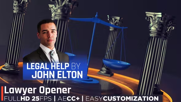 Videohive Lawyer Opener 32234138