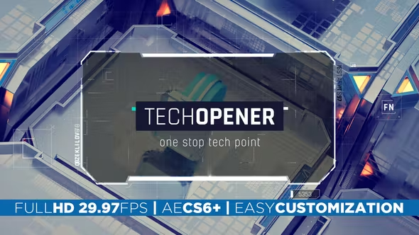 Videohive Tech Opener 25722794
