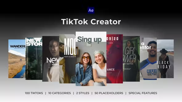 Videohive TikTok Creator | After Effects 38374907