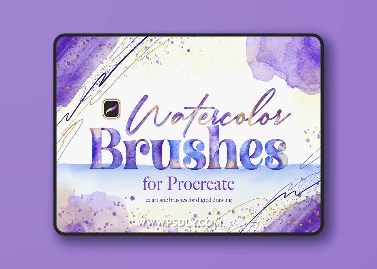 Watercolor Procreate Brushes