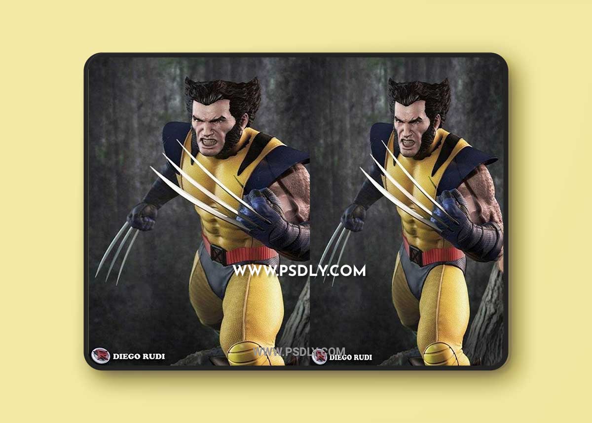 Wolverine 3D Print Model