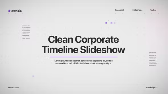 Videohive Corporate Timeline Slideshow 38264444