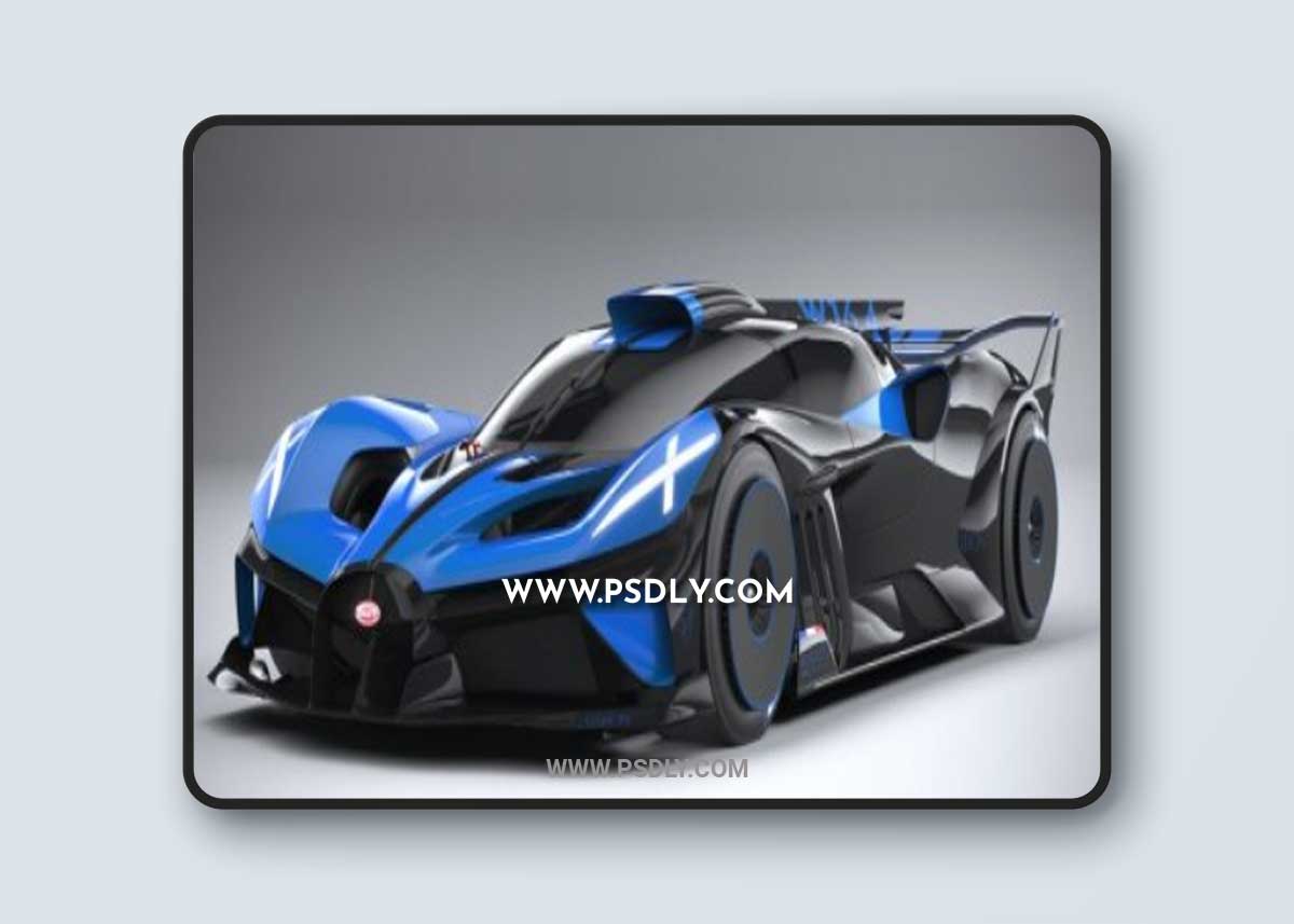 Bugatti Bolide Concept 2020 3D Model