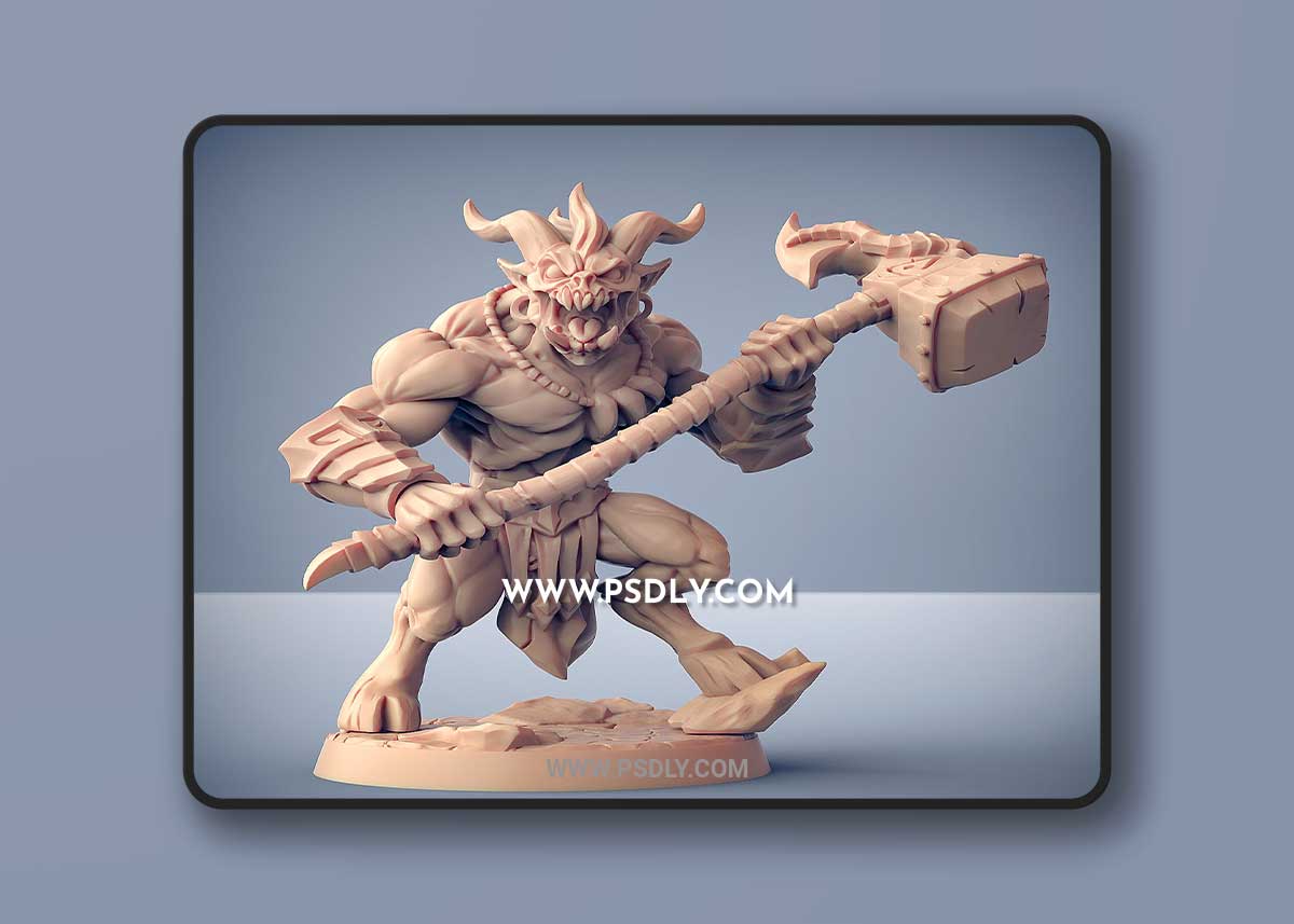 Abyss Demon Guardian - B 3D Print 3D Model