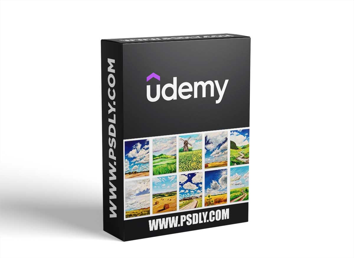 Acrylic Painting For Beginners - 15 Days Of Summer Sky