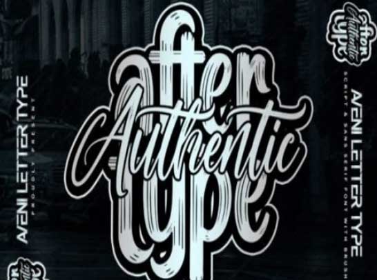 Authentic After Type Font