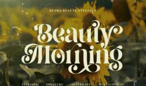 Beauty Morning Font